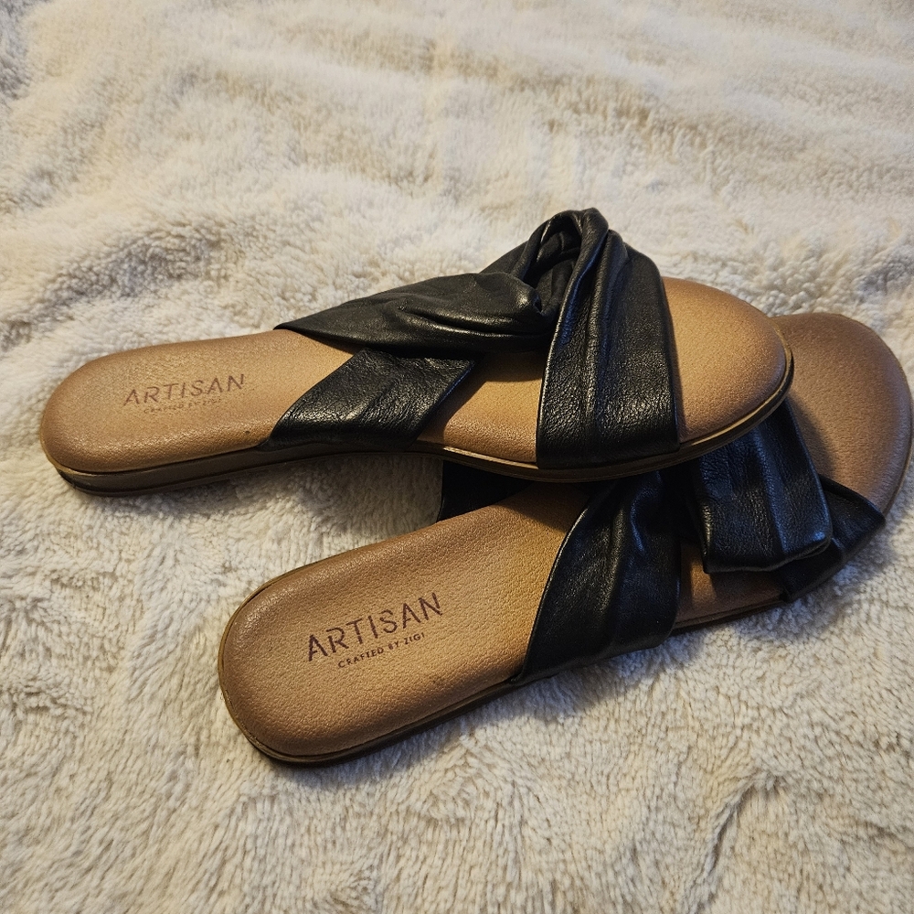 Artisan by Zigi Brand leather strap sandals